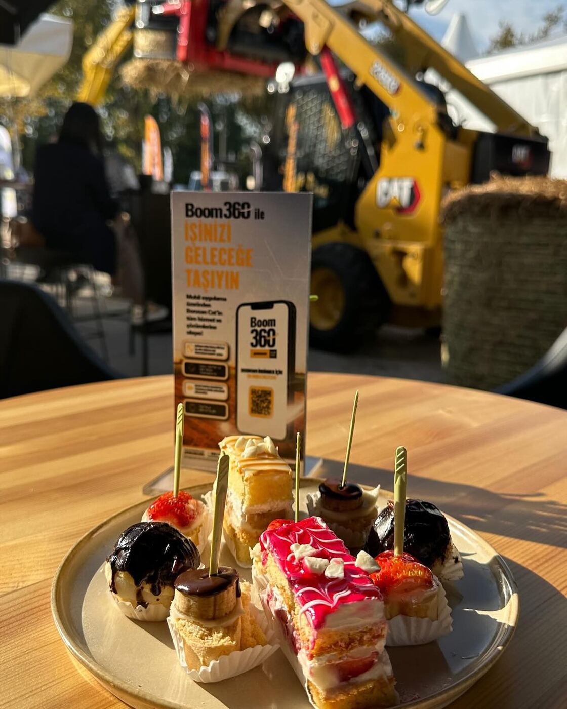 Pasta ve tatlı sunumu