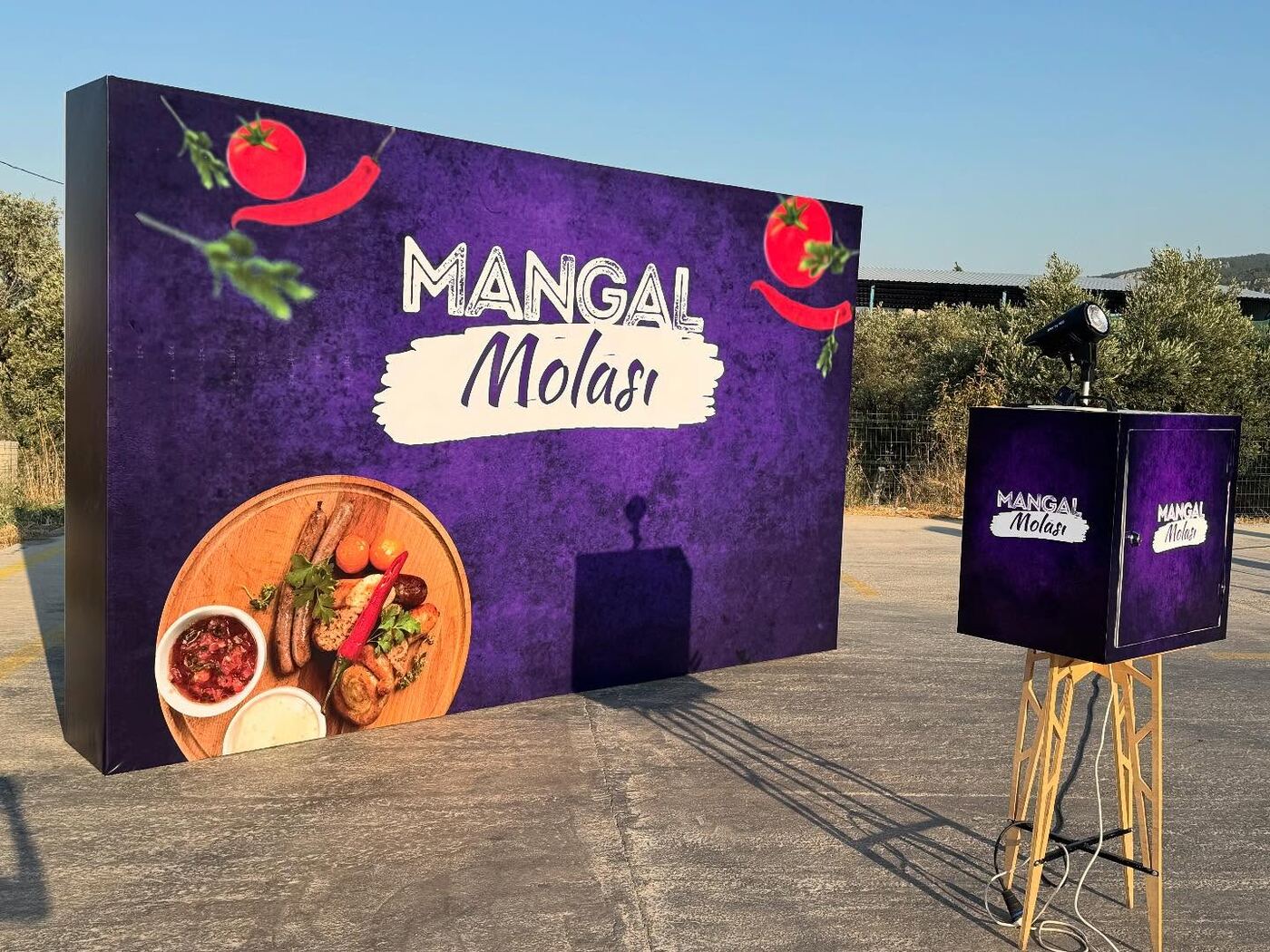 Trendyol Express mangal molası etkinliği